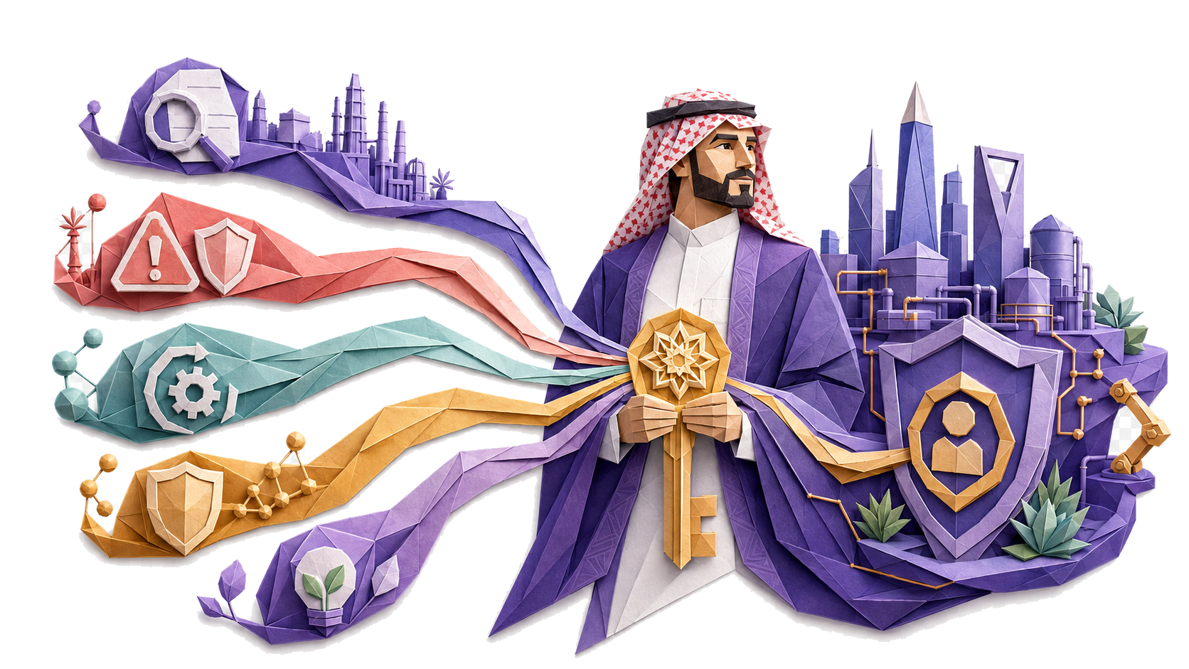 A Saudi quality and risk leader keeps ownership while connected workstreams converge into one controlled system.